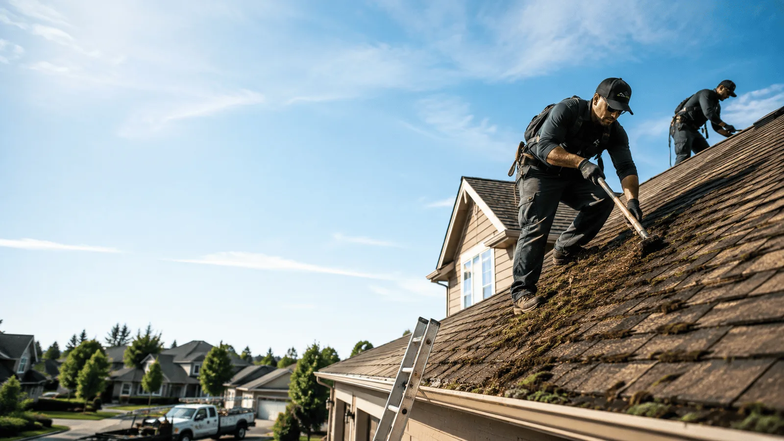 Roof Moss Removal in Warren, IL near me